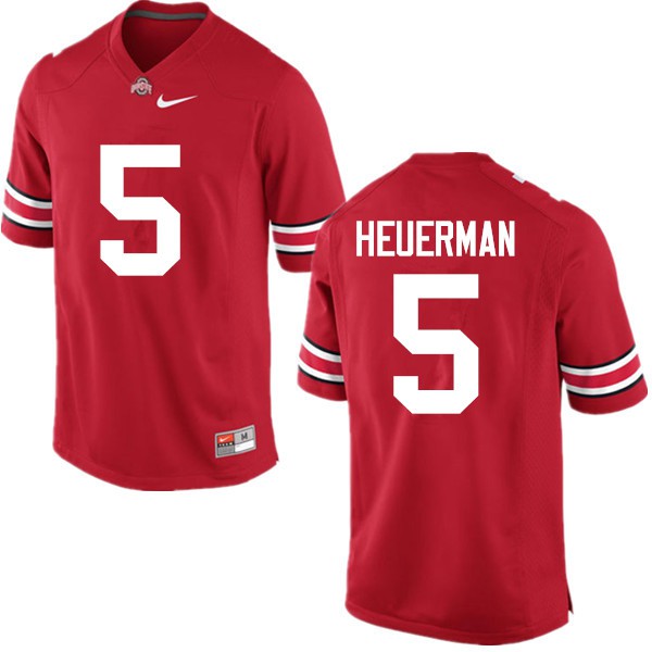 Ohio State Buckeyes #5 Jeff Heuerman Men High School Jersey Red